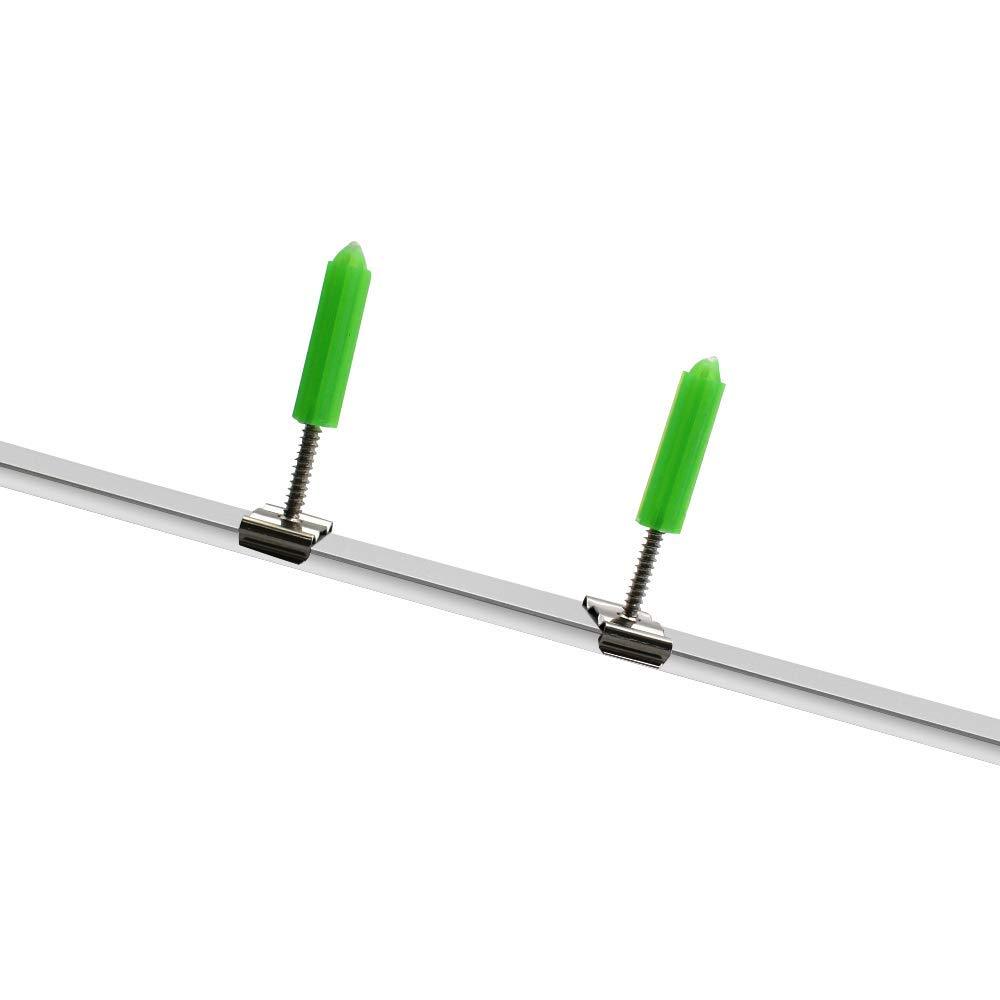 5Pack 1Meter (40'') Bendable Aluminum Channel System with Cover, End Caps, and Mounting Clips, for LED Strip Installations, Ultra-Thin Silver Finish