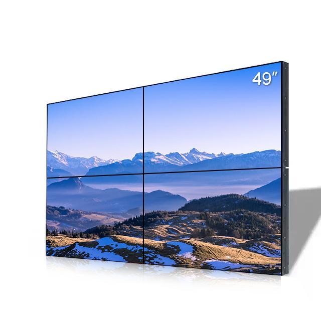 49'' LCD Video Wall,LG Panel, 500nit Monitor,HD 2K (1920x1080)/ UHD 4K (3840x2160) Resolution TV Display
