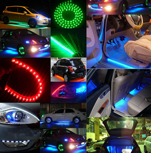 24cm/48cm/72cm/96cm/120cm Waterproof Flexible Grill LED Strip Light for Motorcycle, Car Lighting