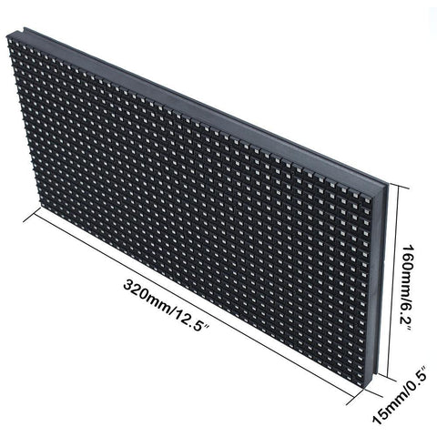 Image of M-OD8L P8 Normal Outdoor LED Module, Full RGB 8mm Pixel Pitch LED Tile in 320*160mm with 800 dots, 1/4 Scan, 5000 Nits for Outdoor Display