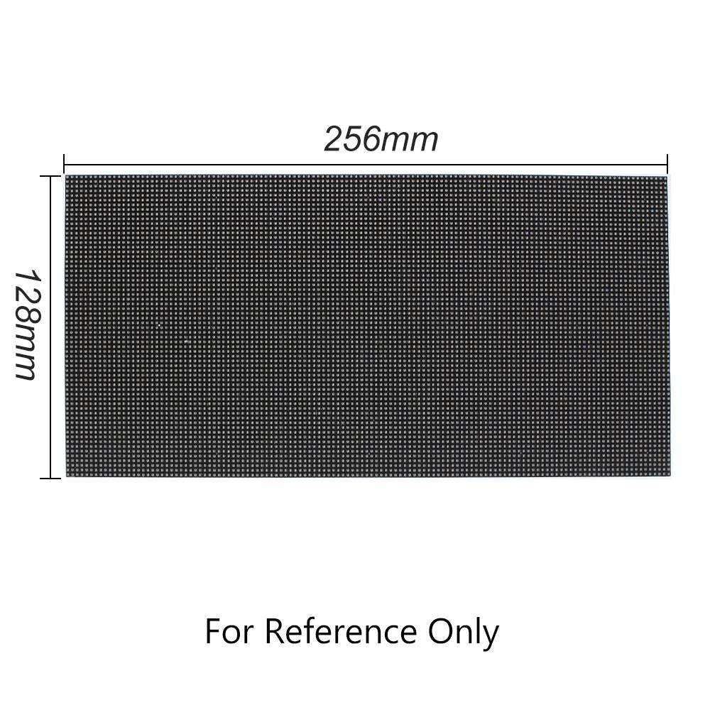 M-SF4 (P4) Silicon Based LED Module, 4mm Full RGB Pixel Panel Screen in 256 * 128 mm with 2048 dots, 1/16 Scan, 800 Nits LED Tile for Indoor Display