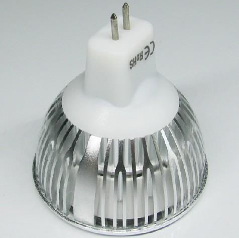 Image of 4Pack 3W(3x1W) 12V AC/DC LED Spotlight MR16 LED Bulb Light GU5.3 Bi-Pin Base Aluminum Housing 30° Beam Angle