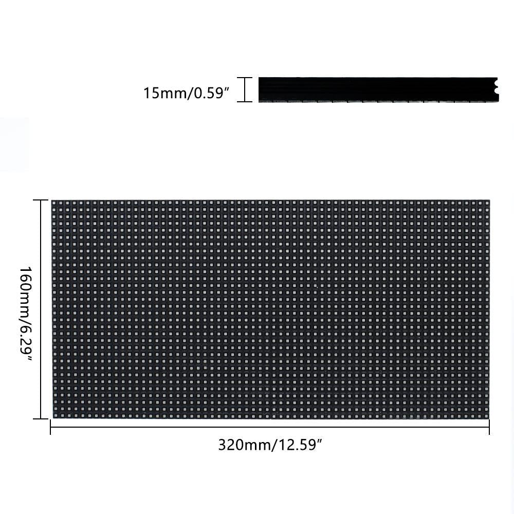 M-OD5L P5 Normal Outdoor Series LED Module,Full RGB 5mm Pixel Pitch LED Tile in 320*160mm with 2048 dots, 1/8 Scan, 5000 Nits  for Outdoor Display
