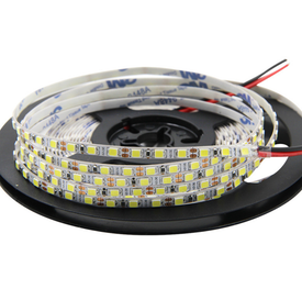 4mm Wide Super Slim DC 12V Dimmable SMD2835-600 Flexible LED Strips 10Watt/Meter 1000LM/M 120 LEDs Per Meter White FPCB Background  LED Tape Light