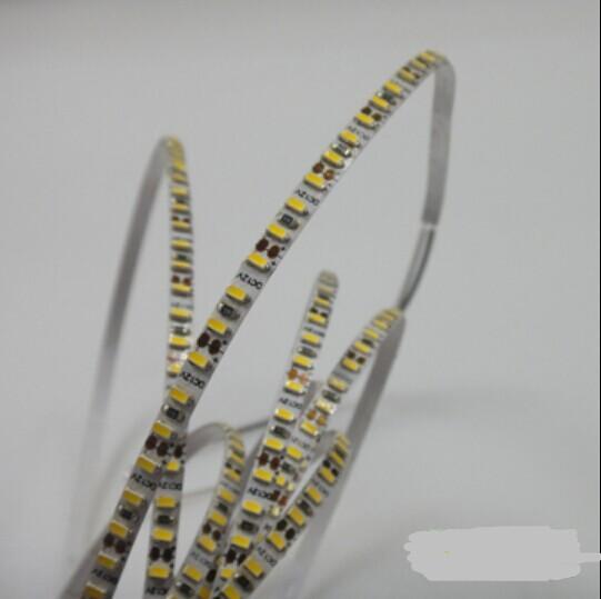 5mm Wide White FPCB Background Super Slim DC 12V Dimmable SMD3014-600 Flexible LED Strips 120 LEDs Per Meter 1200lm Per Meter