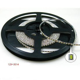 5mm Wide White FPCB Background Super Slim DC 12V Dimmable SMD3014-600 Flexible LED Strips 120 LEDs Per Meter 1200lm Per Meter