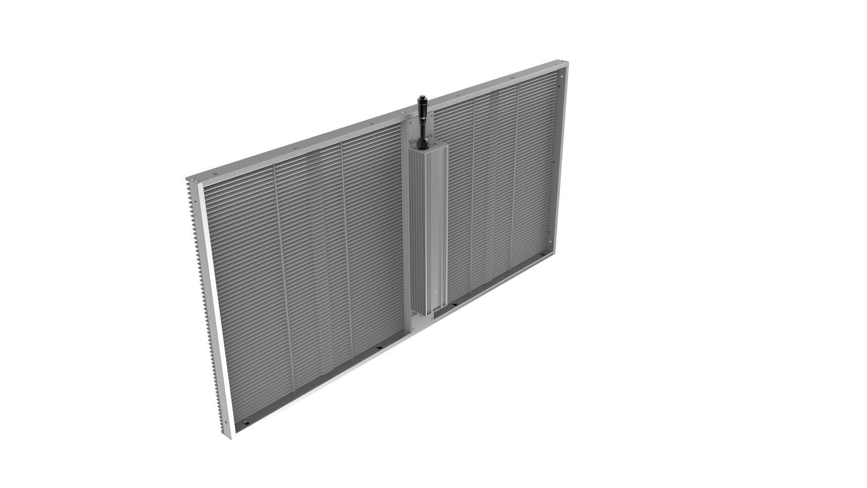 aClear Series P3.9/7.8mm Transparent LED Display 1500nits/4500nits in Size 1000x500mm Aluminum Cabinet for Indoor Installation for Glass /Window