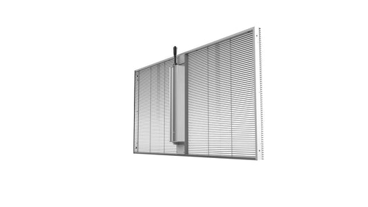 aClear Series P3.9/7.8mm Transparent LED Display 1500nits/4500nits in Size 1000x500mm Aluminum Cabinet for Indoor Installation for Glass /Window