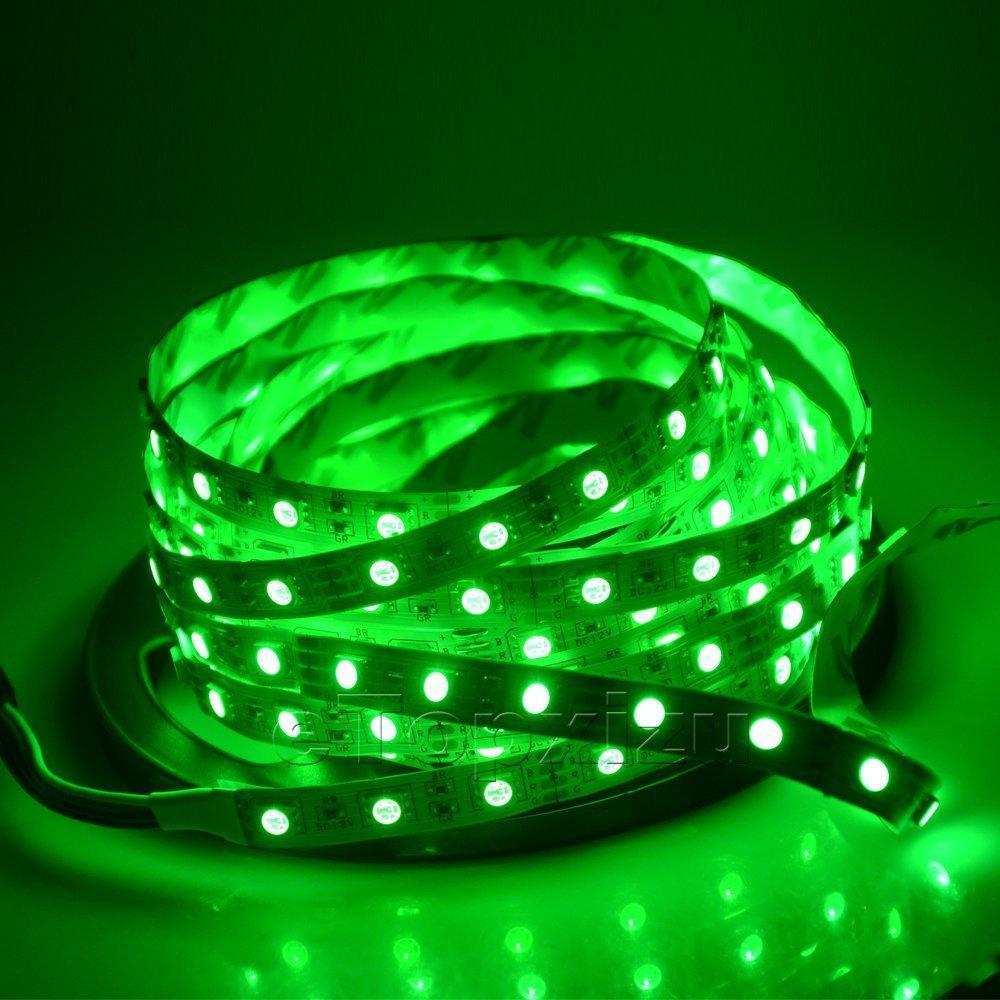 SMD5050-150 RGB Color Change Tri-Chip Flexible LED Strips 30 LEDs Per Meter 10mm Width