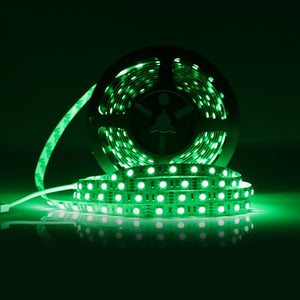 SMD5050-300 RGB Color Changing High Density Tri-ChipFlexible LED Strips 60 LEDs Per Meter 10mm Width