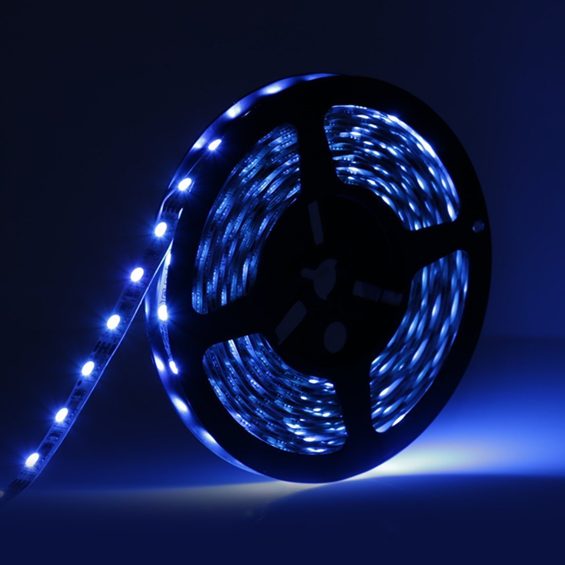 SMD5050-300 RGB Color Changing High Density Tri-ChipFlexible LED Strips 60 LEDs Per Meter 10mm Width