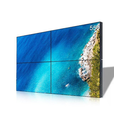 Image of 55'' LCD Video Wall,LG Panel,500nit Monitor,HD 2K (1920x1080)/ UHD 4K (3840x2160) Resolution TV Display