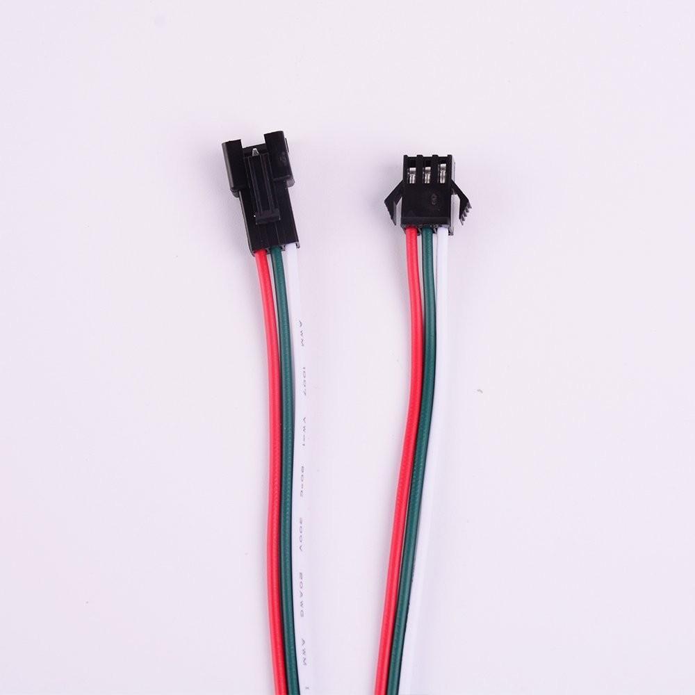 DC 5V SK6812 Individually Addressable LED Strip Light 5050 RGBW 16.4 Feet (500cm) 60LED/Meter LED Pixel Flexible Tape White PCB