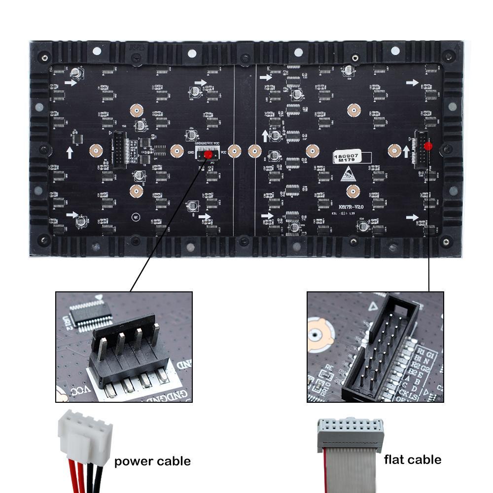 M-SF2L (P2) Silicon Based LED Module, 2mm Full RGB Pixel Panel Screen in 320 * 160 mm with 12800 dots, 1/40 Scan, 800 Nits LED Tile for Indoor Display