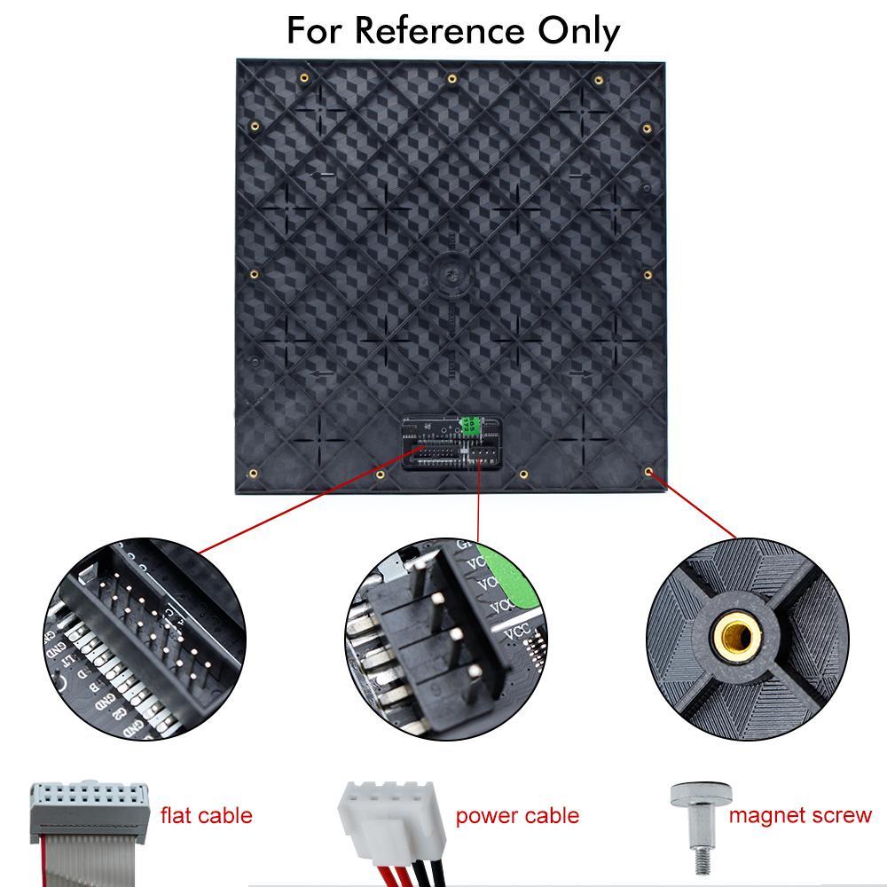 M-ID3.91 P3.91 Rental Sereis LED Module,Full RGB 3.91mm Pixel Pitch LED Display Tile in 250*250mm with 4096 dots, 1/16 Scan, 800 Nitsfor indoor Display