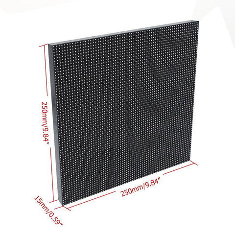 Image of M-OD3.9 P3.91 Rental Sereis LED Module,Full RGB 3.91mm Pixel Pitch LED Tile in 250*250mm with 4096 dots, 1/16 Scan, 5000 Nits for outdoor Display