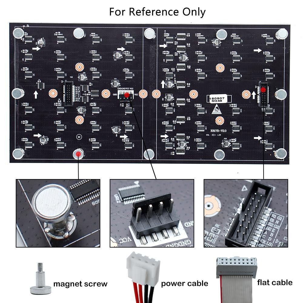 M-HD2L High Definition P2 (2mm) Small Pixel Pitch Indoor LED Module,Full RGB Pixel LED Tile in 320*160mm with 12800 dots, 1/40 Scan, 800 Nits for indoor Display