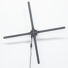 Free Shipping 100cm 3D Hologram WiFi App Cloud Control Advertising Display LED Fan- 4 Blades 1024pcs LEDs 1200Nits Ideal for Store/Casino/Restaurant/Bar Signs