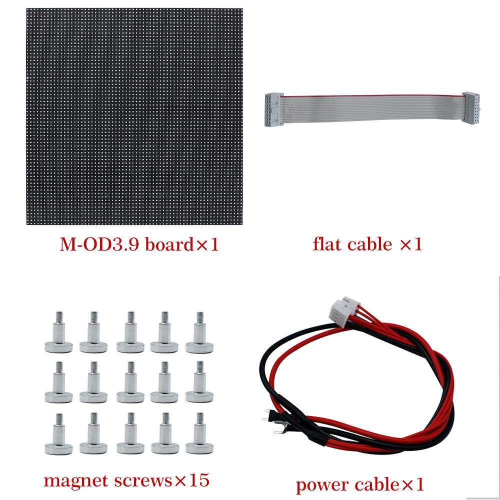M-OD3.9 P3.91 Rental Sereis LED Module,Full RGB 3.91mm Pixel Pitch LED Tile in 250*250mm with 4096 dots, 1/16 Scan, 5000 Nits for outdoor Display