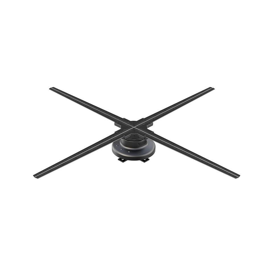 Free Shipping 70cm 3D Hologram WiFi App Control Advertising Display LED Fan- 4 Blades 1600 Nits 1024 LEDs Ideal for Store/Casino/Restaurant/Bar Signs
