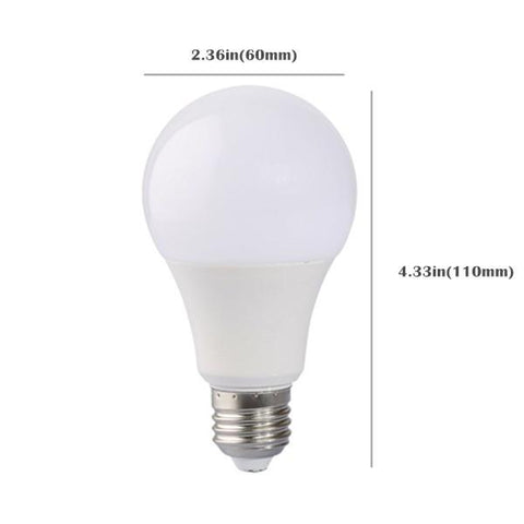 Image of 6 Pack 7Watt 600LM G60 LED Bulb Light (45W Equivalent) E27 Screw Base 100-240V AC Non-dimmable 60mm White Light LED Globe
