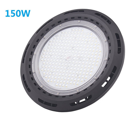 Image of Free Shipping 150W UFO LED High Bay Light Fixture 13000LM CRI>80 IP65 Waterproof 100-277VAC Non-Dimmable for Warehouse & Supermarket