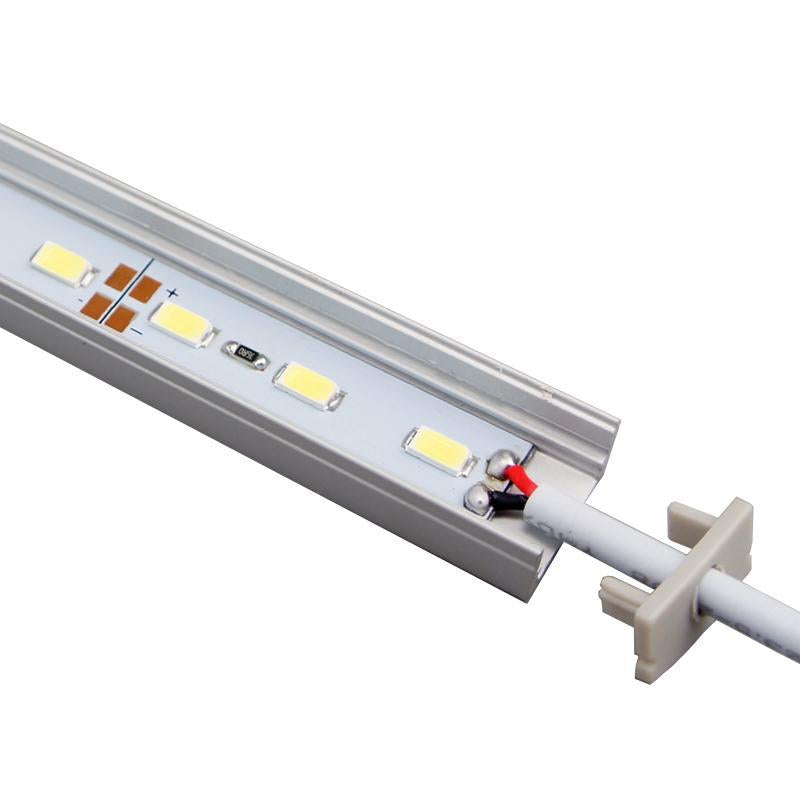5 / 10 Pack 12V DC LED Surface Linear Profile LED Light Strip in Aluminum Profile with Cover for Under Cabinet Lighting