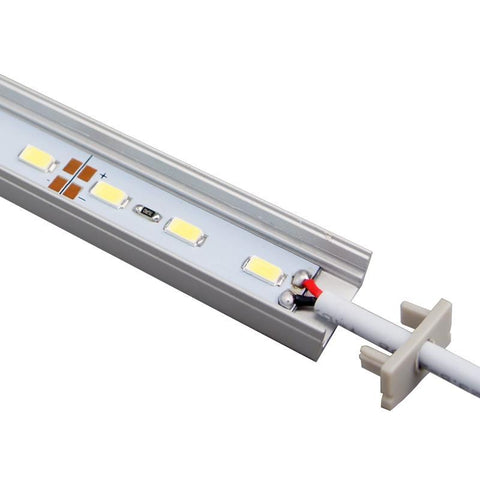 Image of 5 / 10 Pack 12V DC LED Surface Linear Profile LED Light Strip in Aluminum Profile with Cover for Under Cabinet Lighting