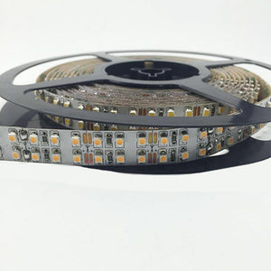 High CRI > 90 DC 12V SMD3528-1200 Double Row Flexible LED Strips 240 LEDs Per Meter 15mm Width 1200lm Per Meter