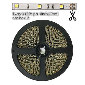 High CR I> 90 DC 12V Dimmable SMD5050-150 Flexible LED Strips 30 LEDs Per Meter 10mm Width 450lm Per Meter