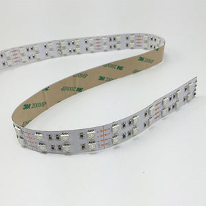 High CRI >90 DC 12V Dimmable SMD5050-600 Double Row Flexible LED Strips 120 LEDs Per Meter 15mm Width 1800lm Per Meter