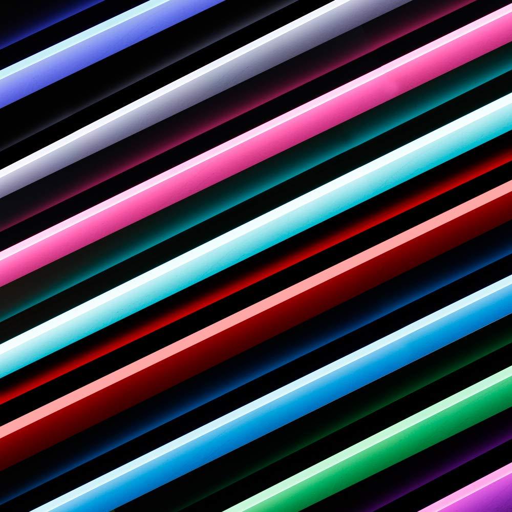 5Pack 3.3ft/1M RGB Color Changing LED Light Bar Kit with LED Crystal Hanging Linear Light Aluminum Channel System Ultra Thin Silver Track Lighting Kit Profile Acrylic Frosted Covers, Extrusion include the 6mm RGB LED Tape Strip Light inside