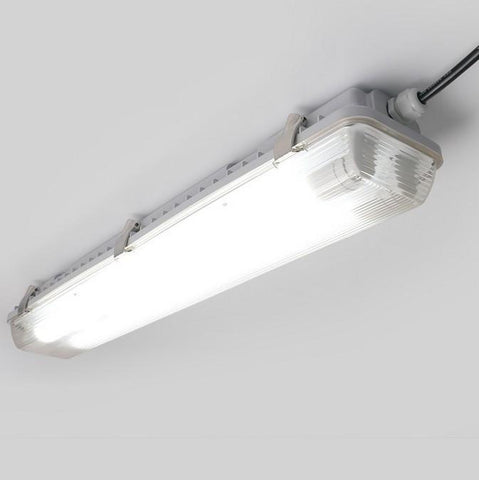 Image of LED Tube Fixture (No Tube included) for Dual LED Tube  Tri-proof LED Tube Support Bracket Waterproof , Dustproof, Corrosion-Proof