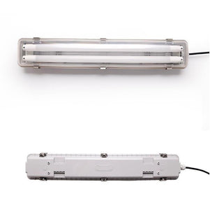 LED Tube Fixture (No Tube included) for Dual LED Tube  Tri-proof LED Tube Support Bracket Waterproof , Dustproof, Corrosion-Proof