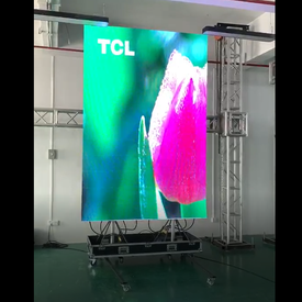 EP-M6 Series 6SQM Kit Indoor 3.9m Foldable Mobile LED Poster Remote Controlled LED Display Screen in Moveable Airflight Case