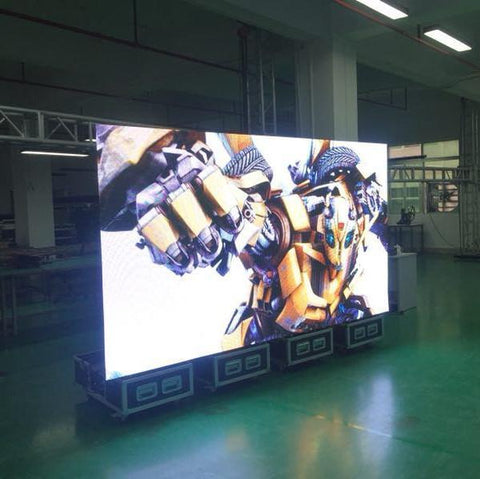 Image of EP-M Series 2SQM Kit Indoor 3.9mm Foldable Mobile LED Poster Remote Controlled LED Display Screen in Moveable Airflight Case