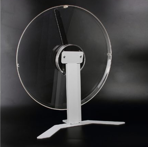 Free Shiping 43cm WIFI APP Control 3D Hologram Fan Unique Design with 40mm Slim Protective Cover Holograma Advertising Logo Projector LED Fan Display