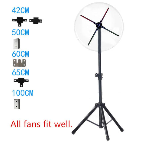 Image of Free Shipping Floor Standing Frame for 3D Hologram Fan LED Display, Universal for all 42cm/43cm/50cm/65cm/70cm/100CM 3D LED Fan Display