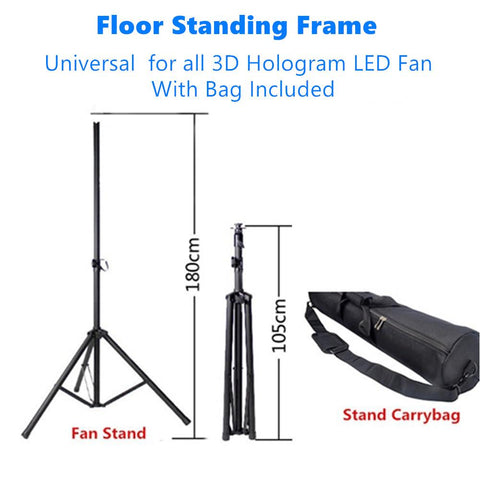 Image of Free Shipping Floor Standing Frame for 3D Hologram Fan LED Display, Universal for all 42cm/43cm/50cm/65cm/70cm/100CM 3D LED Fan Display