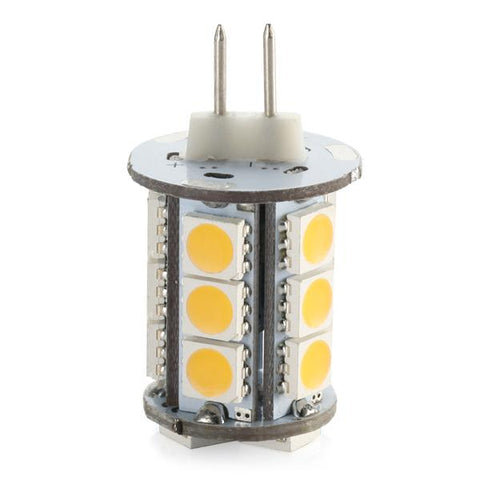 Image of 4 Pack 3.6 Watt (40Watt Equivalent) DC12V Tower type G4 Bi-pin base Lamps with 18 pcs Tri-Chip LED SMD5050