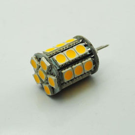 4 Pack 4.5 Watt (50Watt Equivalent) DC12V Tower type G4 Bi-pin base Lamps with 24 pcs Tri-Chip LED SMD5050