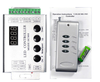 Aluminum Shell LED Controller 4 Key RF Wireless Remote Pixel SPI Controller for Addressable Dream Color RGB/RGBW LED Lights DC5-24V