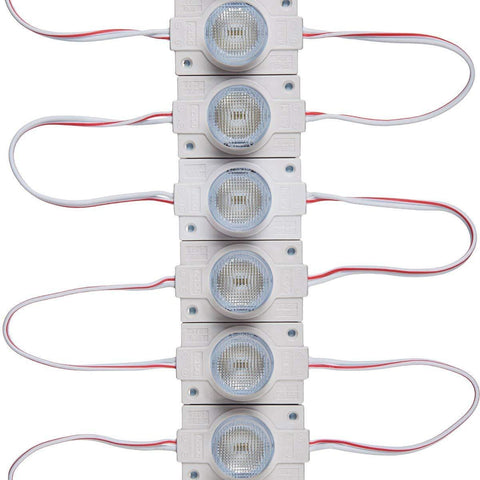 Image of 20pcs/pack LED Modules with Lens for Light Box DC12V 110LM 1.5W Waterproof IP65 with Adhesive Tape Back