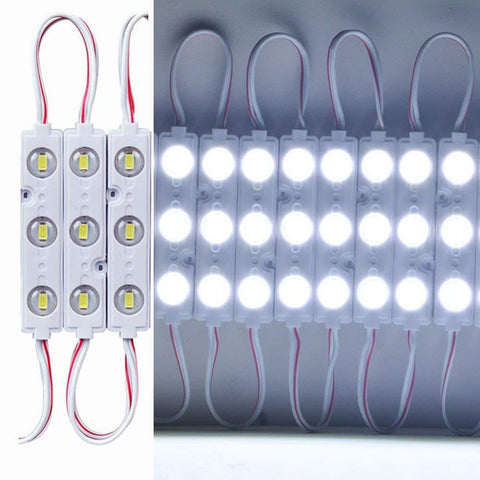 Image of 20pcs/pack LED Modules String with 5730 3 LED 160°Beam DC12V 90LM 1.5W Module Light  Waterproof IP67 with Adhesive Tape Back