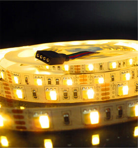 12VDC SMD5050-300-PWW 2 in 1 Dual White Color Temp-Adjustable Flexible LED Strip Light 60 LEDs Per Meter