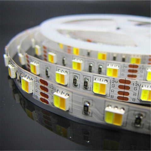 Image of 12VDC SMD5050-300-PWW 2 in 1 Dual White Color Temp-Adjustable Flexible LED Strip Light 60 LEDs Per Meter