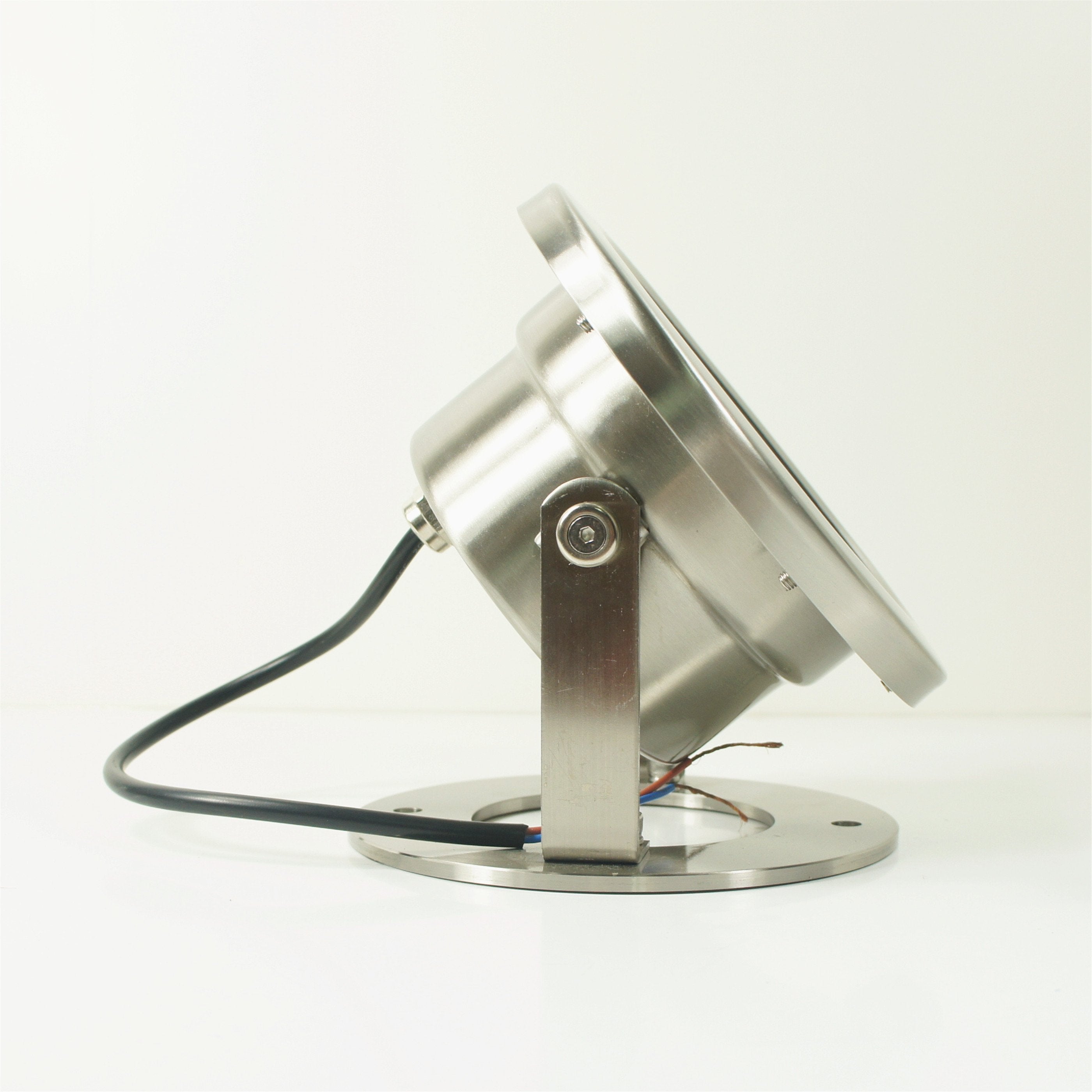 Free Shipping 4 Pack 12W LED Under Water Light, Stainless Steel Housing, 168mm in Diameter, Single Color DC24V, IP68 Waterproof Fountain Light