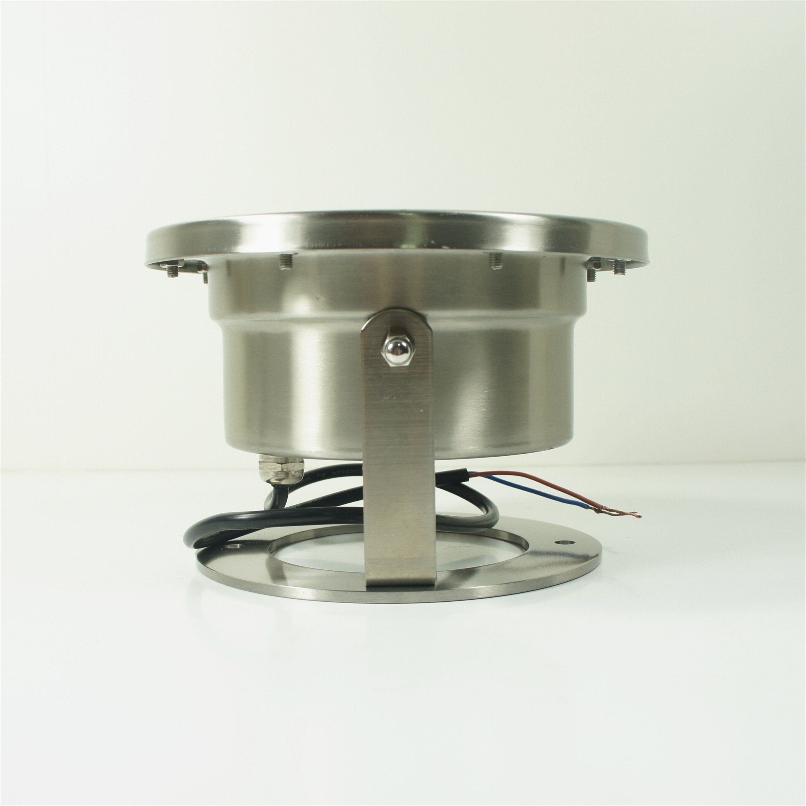 4 Pack 18W LED Under Water Light, Stainless Steel Housing, 190mm in Diameter, Single Color DC24V, IP68 Waterproof Fountain Light