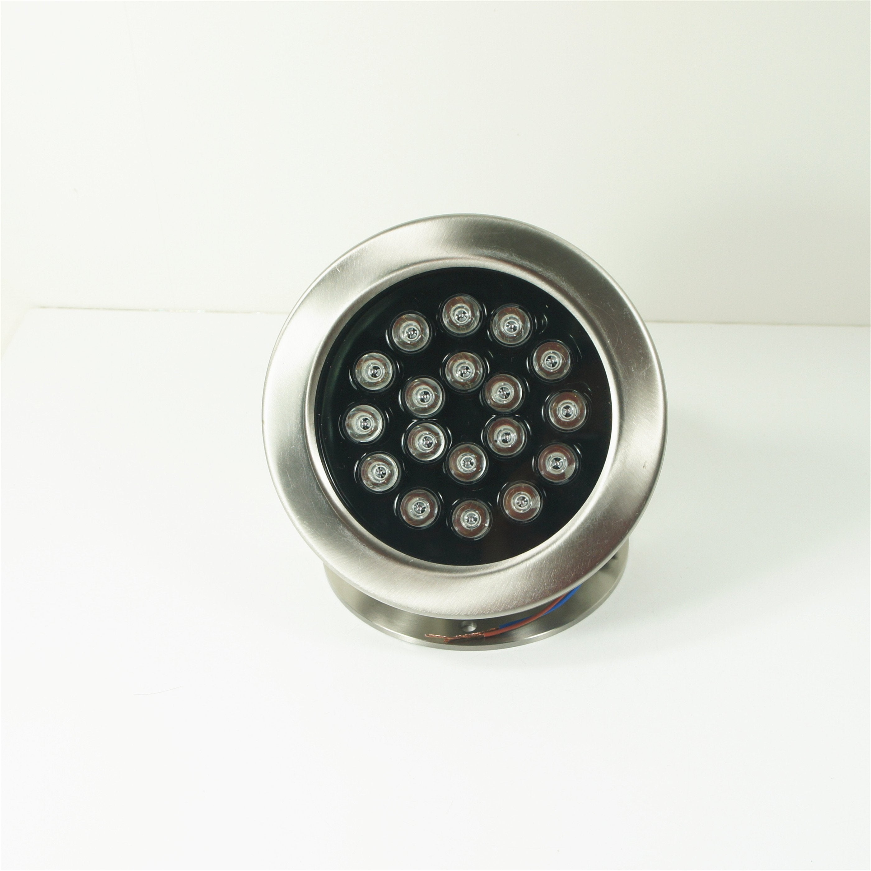 Free Shipping 4 Pack 18W LED Under Water Light, Stainless Steel Housing, 190mm in Diameter, Single Color DC24V, IP68 Waterproof Fountain Light