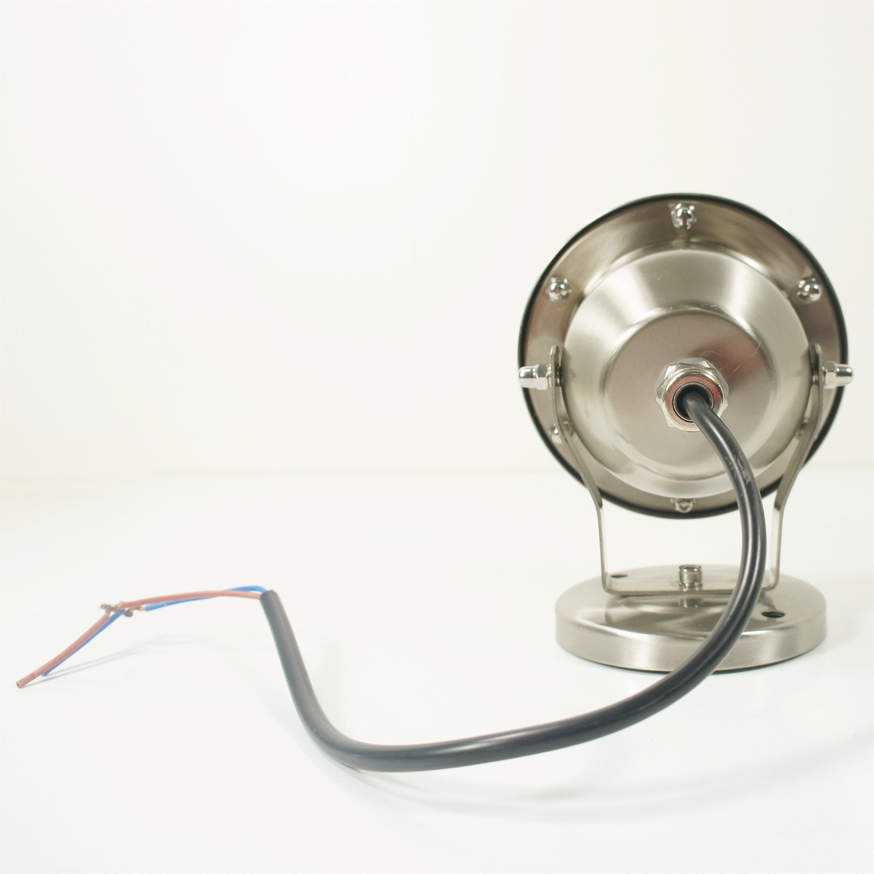 Free Shipping 4 Pack 6W LED Under Water Light, Stainless Steel Housing, 113mm in Diameter, Single Color DC24V, IP68 Waterproof Fountain Light